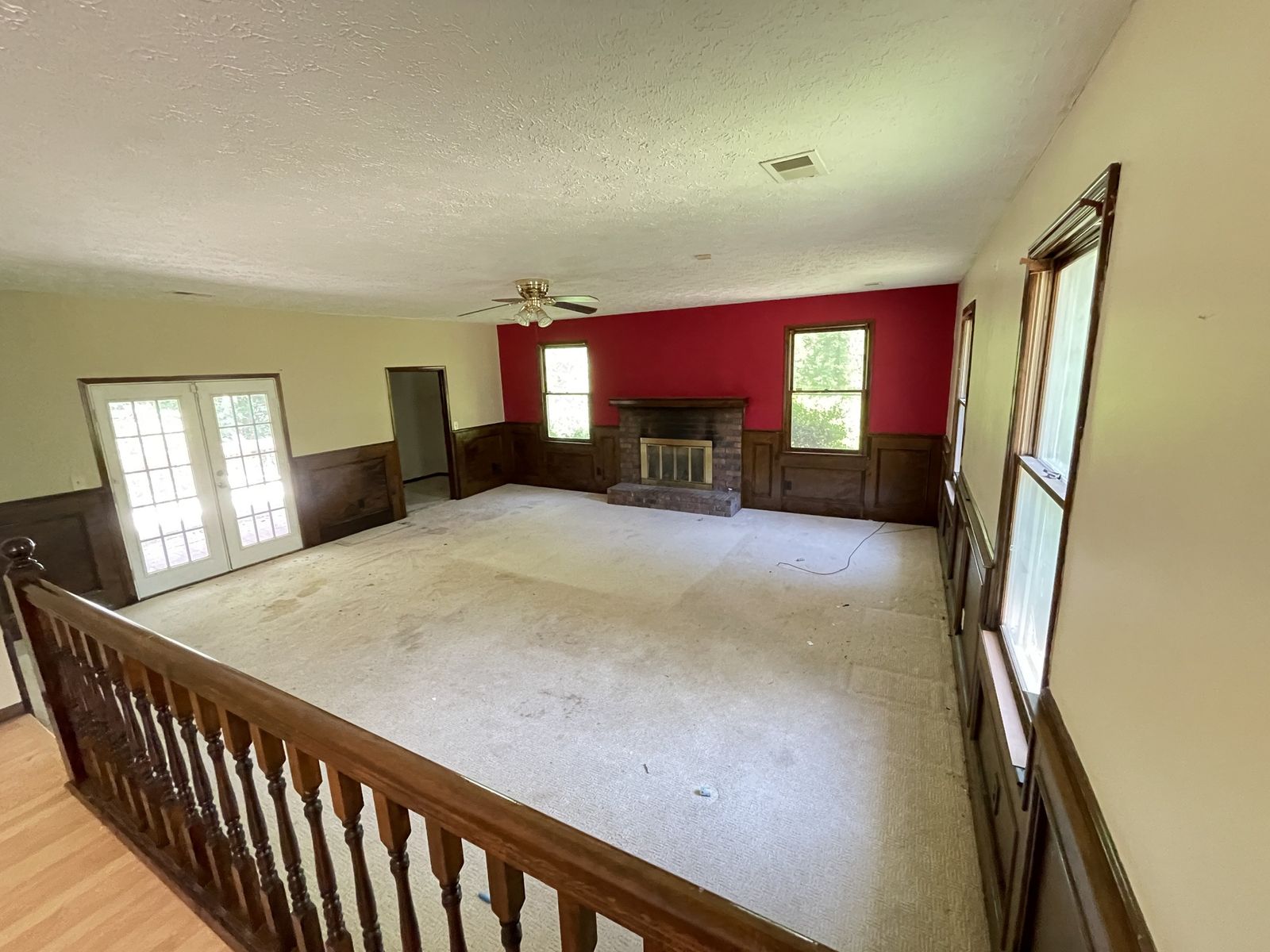 Before: living room, from one of Wesley&rsquo;s own projects