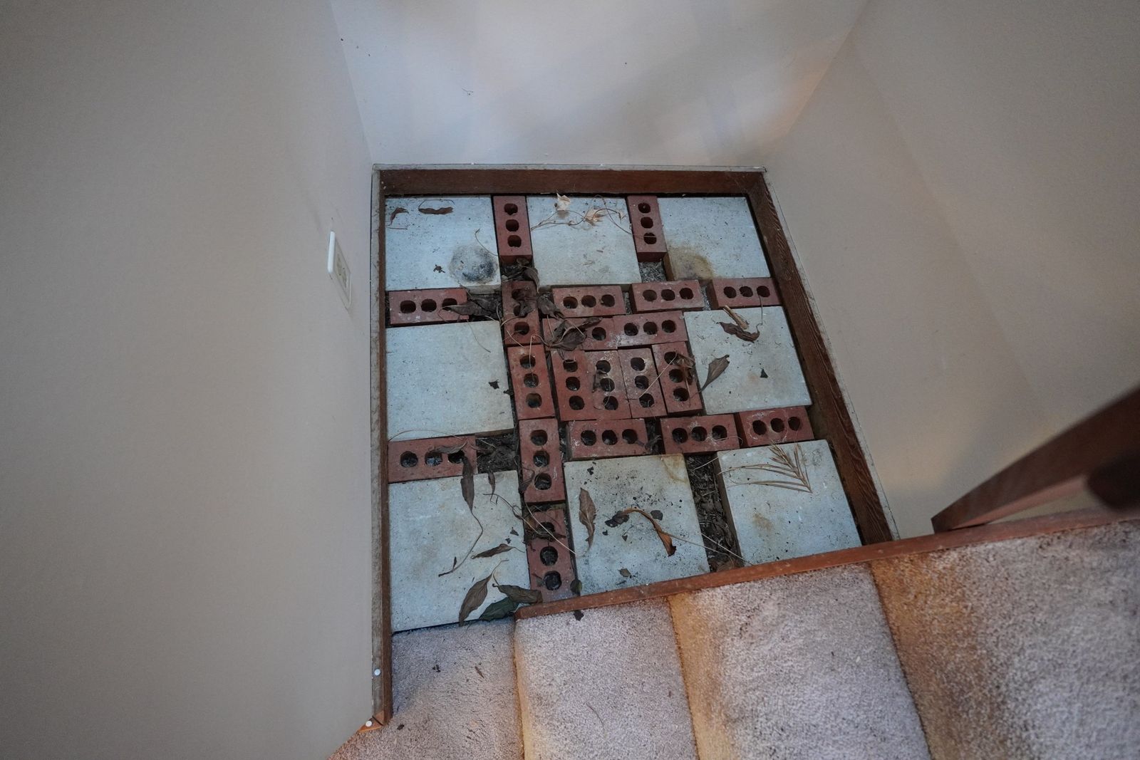 Demo: damaged subfloor, from one of Wesley&rsquo;s own projects